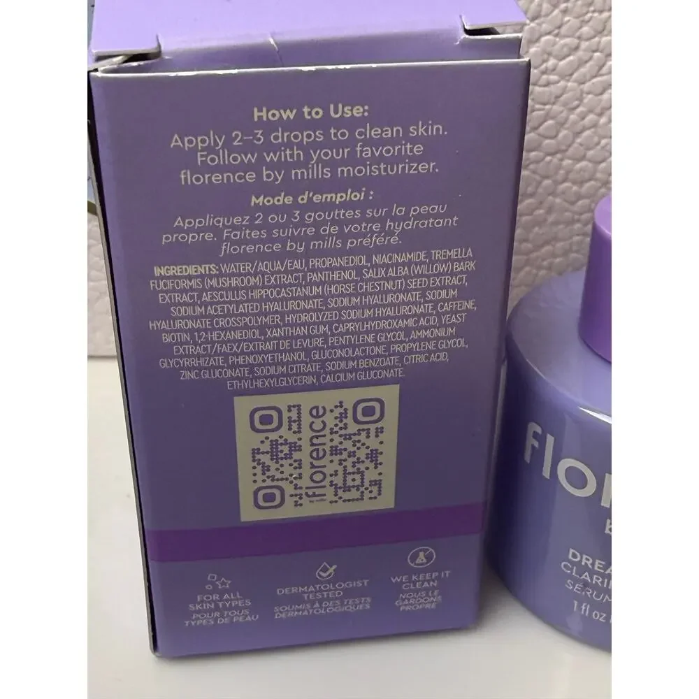 florence by mills Dreamy Drops Hydrating Serum 30 mL - NEW in box